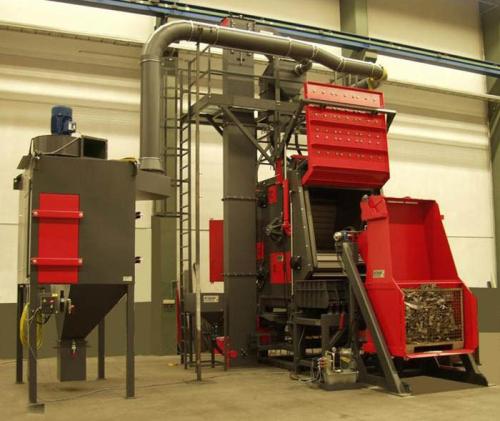 Q3210自動上下料拋丸機